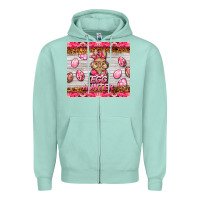 Easter Pink Camouflage Egg Hunter  Bunny Zipper Hoodie | Teevron
