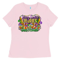 Bubblegum Pink king cake calories dont count Ladies Tee - CowGirlArtShop