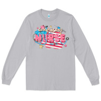 Moon Dust American Nurse Long Sleeve Tee - FaDigitalArtStudio