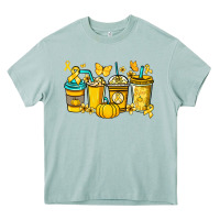 Arona Childhood Cancer coffee cups yellow ribbon Heavy Core Tee - NancyCooperArtShop