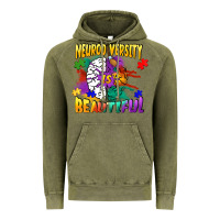 Vintage Olive Neurodiversity is beautiful Vintage Hoodie - FaDigitalArtStudio