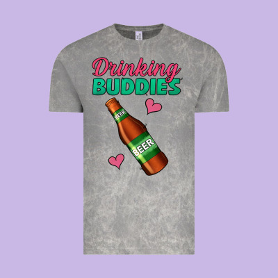 Drinking Buddies Vintage Tee Designed By Jasminsmagicworld