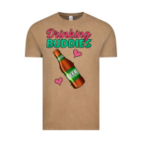 Vintage Coffee Drinking Buddies Vintage Tee - Jasminsmagicworld