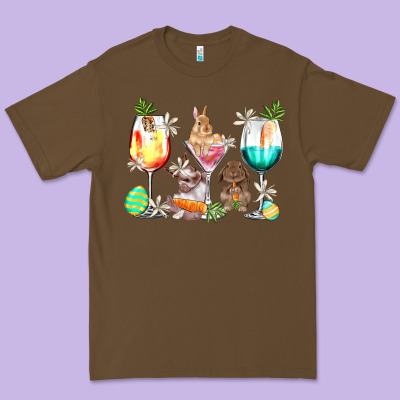 Easter Wine Glasses Easter Day Premium Tee Designed By Howdyjamesfarm