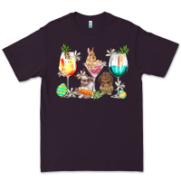 Plum Easter wine glasses Easter Day Premium Tee - HowdyJamesFarm