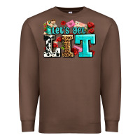 Chestnut valentines day lets get lit Premium Sweatshirt - AdoDesignShop