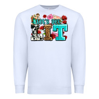 White valentines day lets get lit Premium Sweatshirt - AdoDesignShop