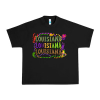 Black louisiana louisiana louisiana mardi gras Urban Heavy Tee - OliviaCreatesArt