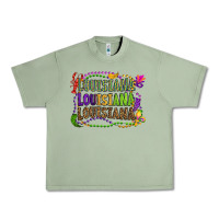 Oil Green louisiana louisiana louisiana mardi gras Urban Heavy Tee - OliviaCreatesArt