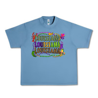 Pebble Blue louisiana louisiana louisiana mardi gras Urban Heavy Tee - OliviaCreatesArt