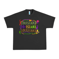 Pigment Black louisiana louisiana louisiana mardi gras Urban Heavy Tee - OliviaCreatesArt