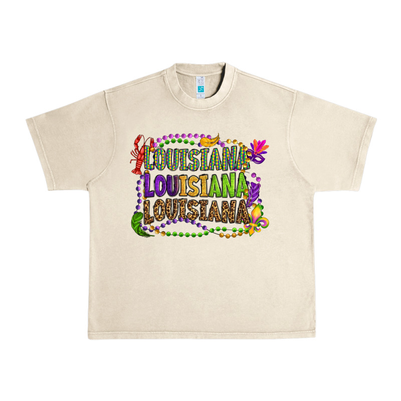 Louisiana Louisiana Louisiana Mardi Gras Urban Heavy Tee by OliviaCreatesArt | Teevron
