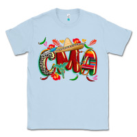 Dusty Blue cinco de mayo cma Classic Tee - CowGirlArtShop