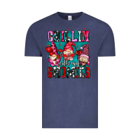 Vintage Denim chillin with my gnomies olivia Vintage Tee - OliviaCreatesArt