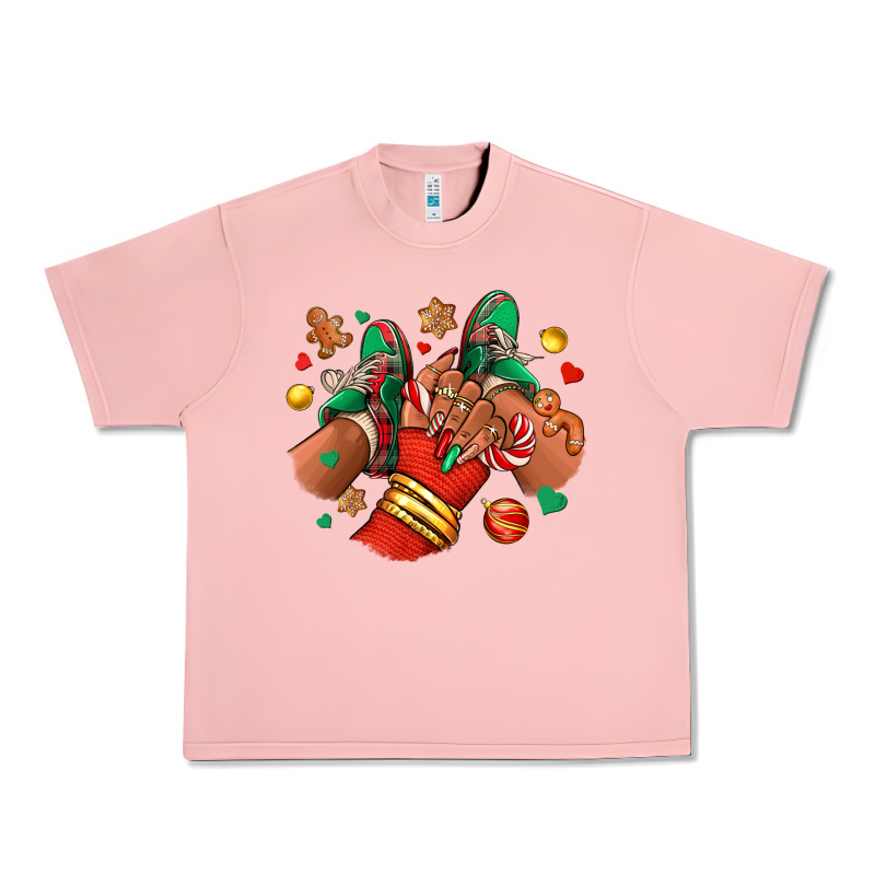 Christmas Black Girl Sneakers Urban Heavy Tee by RanaPortraitStore | Teevron
