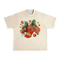 Sandshell Christmas black girl sneakers Urban Heavy Tee - RanaPortraitStore