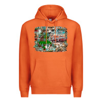 Carrot merry Christmas tree western Premium Hoodie - CowhideDigitalArt