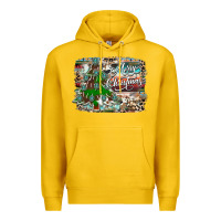 Lemon merry Christmas tree western Premium Hoodie - CowhideDigitalArt
