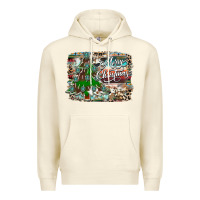 Sandshell merry Christmas tree western Premium Hoodie - CowhideDigitalArt
