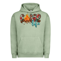 Pigment Oil Green camp life Urban Hoodie - JahusDesignShop