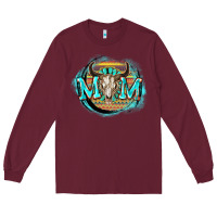 Burgundy Aztec mom Mother's Day Long Sleeve Tee - FaDigitalArtStudio