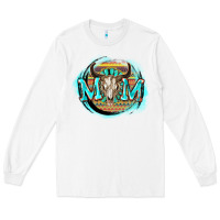 White Aztec mom Mother's Day Long Sleeve Tee - FaDigitalArtStudio