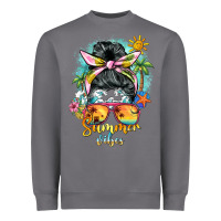 Storm summer vibes messy bun Heavyweight Sweatshirt - BarkalooDesign