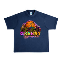 Navy basketball granny Urban Heavy Tee - OliviaCreatesArt