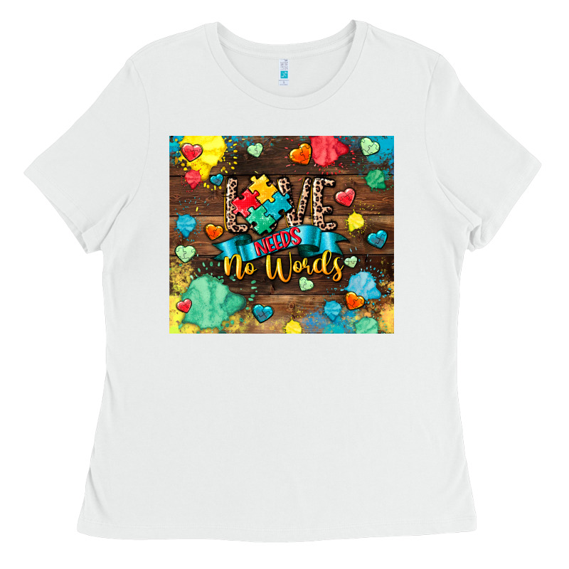 Love Needs No Words Ladies Tee by CowGirlArtShop | Teevron