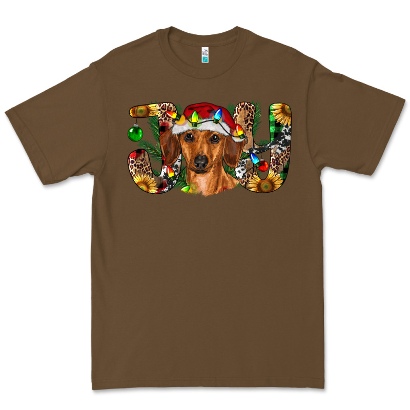 Dachshund Christmas Joy Premium Tee by RanaPortraitStore | Teevron