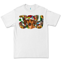 White dachshund christmas joy Premium Tee - RanaPortraitStore