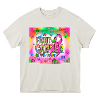 Cream Fight Cancer in all colors Heavy Core Tee - NancyCooperArtShop