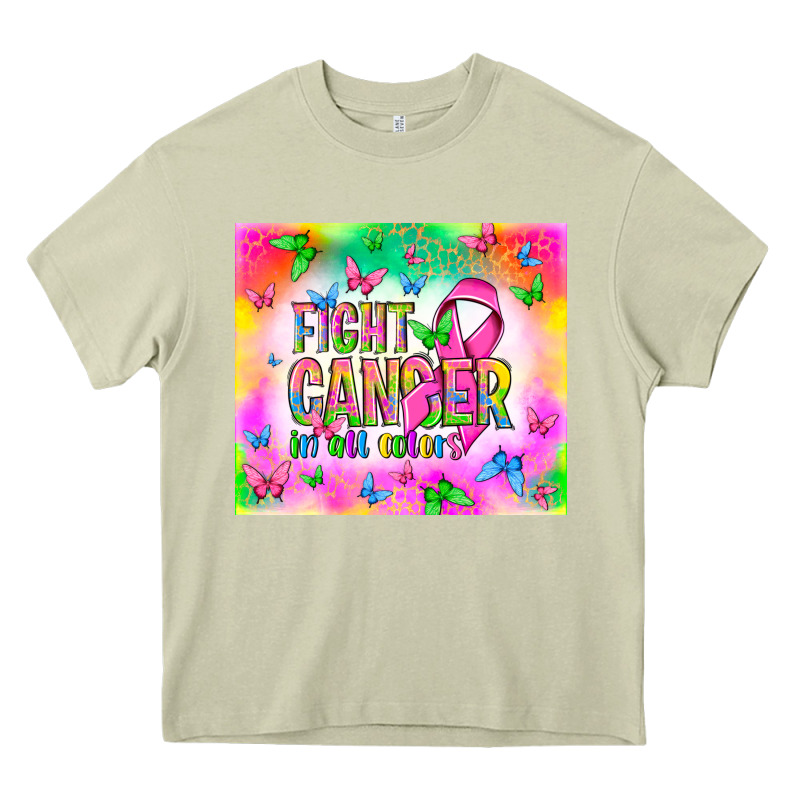 Fight Cancer In All Colors Heavy Core Tee by NancyCooperArtShop | Teevron