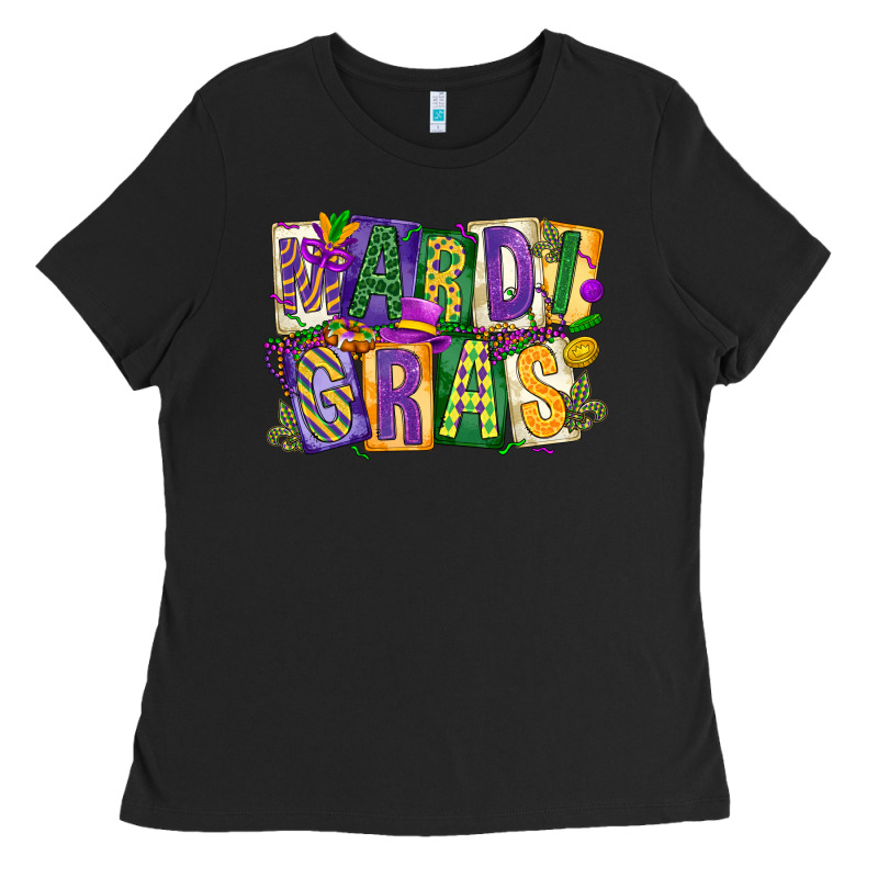 Mardi  Gras Ladies Tee by CowGirlArtShop | Teevron