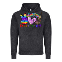 Vintage Black Peace love rock Vintage Hoodie - FaDigitalArtStudio
