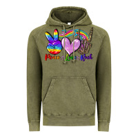 Vintage Olive Peace love rock Vintage Hoodie - FaDigitalArtStudio