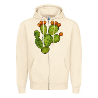 Sandshell cactus Zipper Hoodie - BarkalooDesign