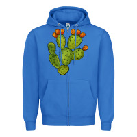 True Royal cactus Zipper Hoodie - BarkalooDesign