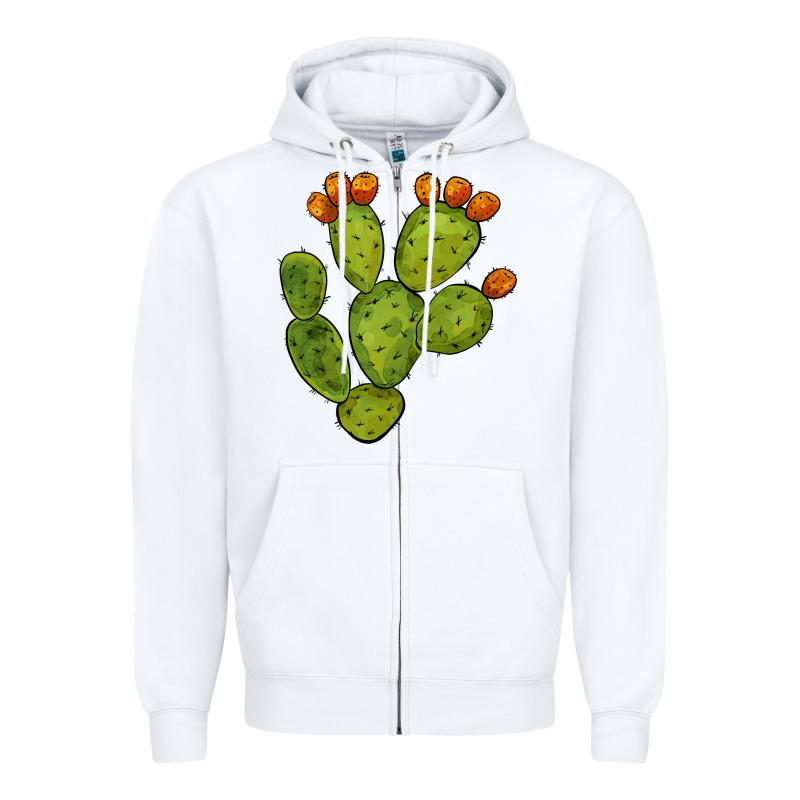 Cactus Zipper Hoodie by BarkalooDesign | Teevron