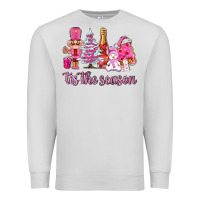 Tis The Season Pink Christmas Premium Sweatshirt | Teevron