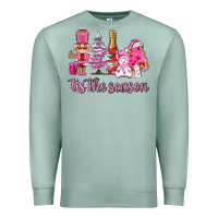 Seafoam tis the season pink christmas Premium Sweatshirt - AdoDesignShop