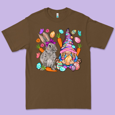Easter Gnome And Rabbit Easter Day Premium Tee Designed By Howdyjamesfarm