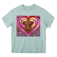 Arona highland cow valentine's day Heavy Core Tee - RanaPortraitStore