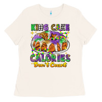 Bone king cake calories dont count mardi gras Ladies Tee - CowGirlArtShop