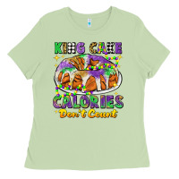 King Cake Calories Dont Count Mardi Gras Ladies Tee | Teevron