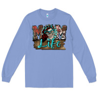 Colony Blue Mom life skull Mother's Day Long Sleeve Tee - FaDigitalArtStudio