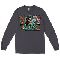 Smoke Mom life skull Mother's Day Long Sleeve Tee - FaDigitalArtStudio