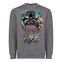 Storm nurse cna life messy bun Heavyweight Sweatshirt - BarkalooDesign
