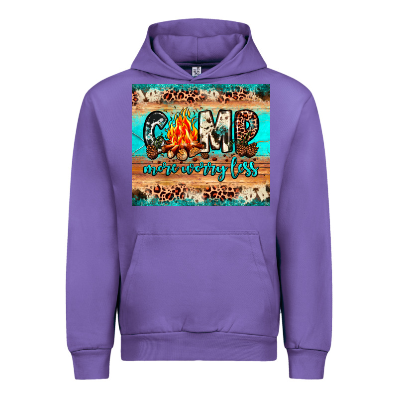 Camp More Worry Less Urban Hoodie by JahusDesignShop | Teevron
