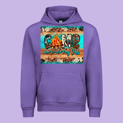 Camp More Worry Less Urban Hoodie Designed By Jahusdesignshop